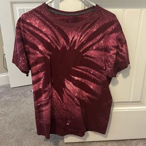 Purple tie-dye t-shirt